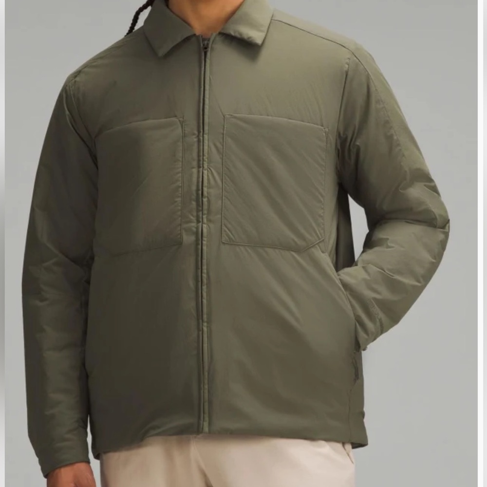 lululemon athletica Men's Olive insulated utility jacket. Size small